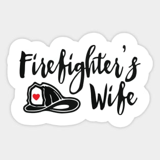 Firefighter's Wife Sticker